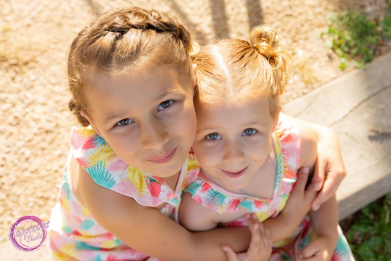 Shooting photo enfant en extérieur