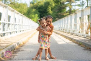 Shooting enfant en extérieur