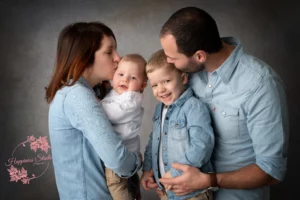 portrait bébé 1 an en studio à Lyon