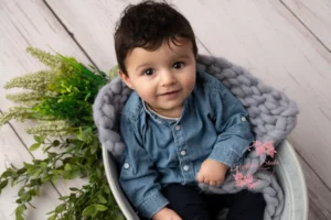 séance photo bébé 12 mois Lyon